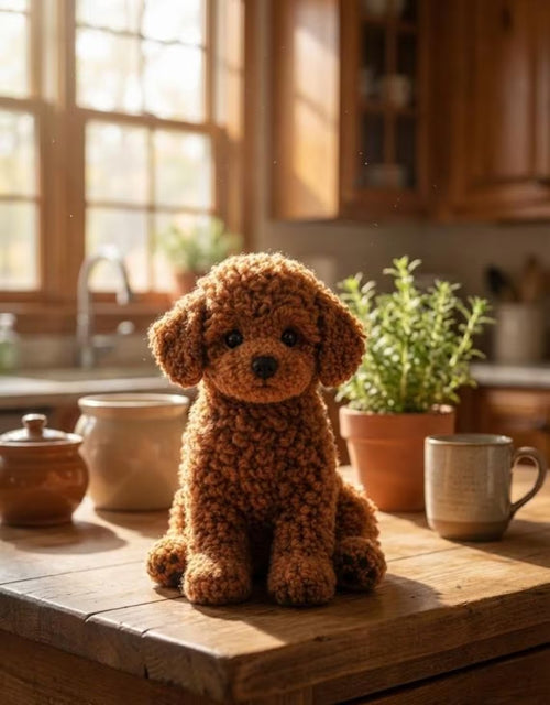 Realistic Plush Puppy Crochet Pattern PDF, Amigurumi Dog